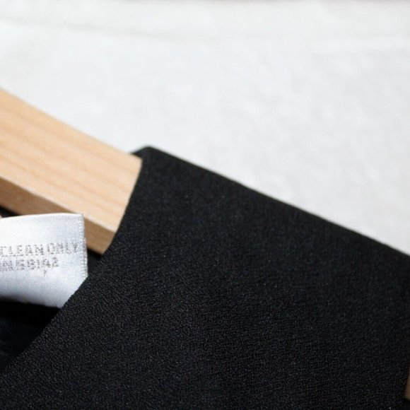 Vintage 90s Petite Sophisticate black sheath mini dress - Picture 7 of 11